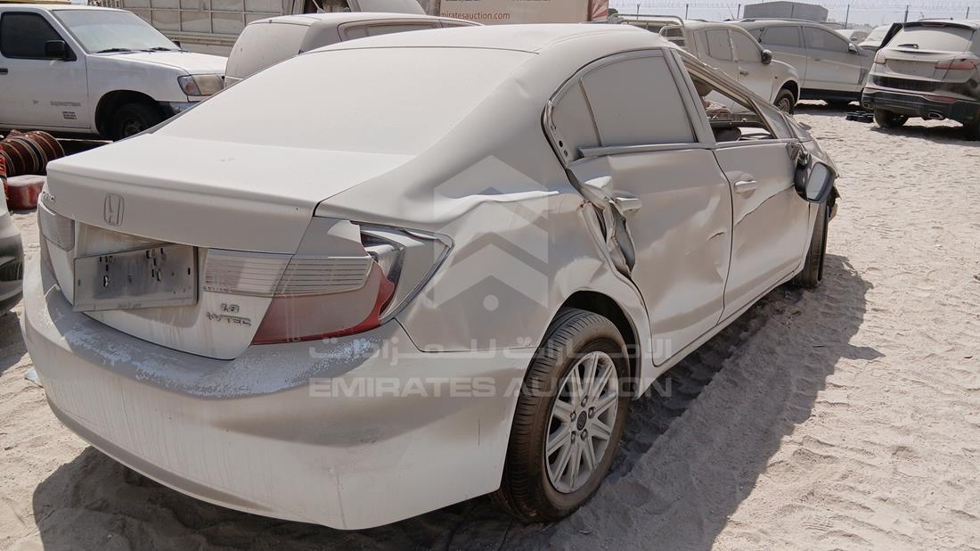 هوندا سيفيك 2012 — الزاوية الخلفية اليمنى — صورة 8