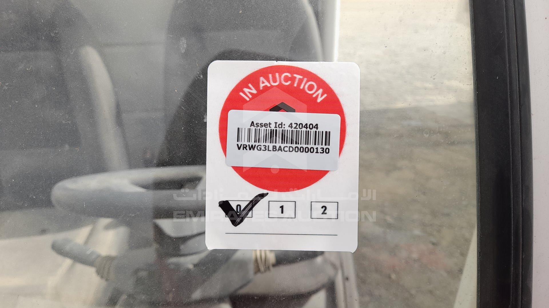 0 ELECTRIC VEHICLE --- VIN: VRWG3LBACD0000130