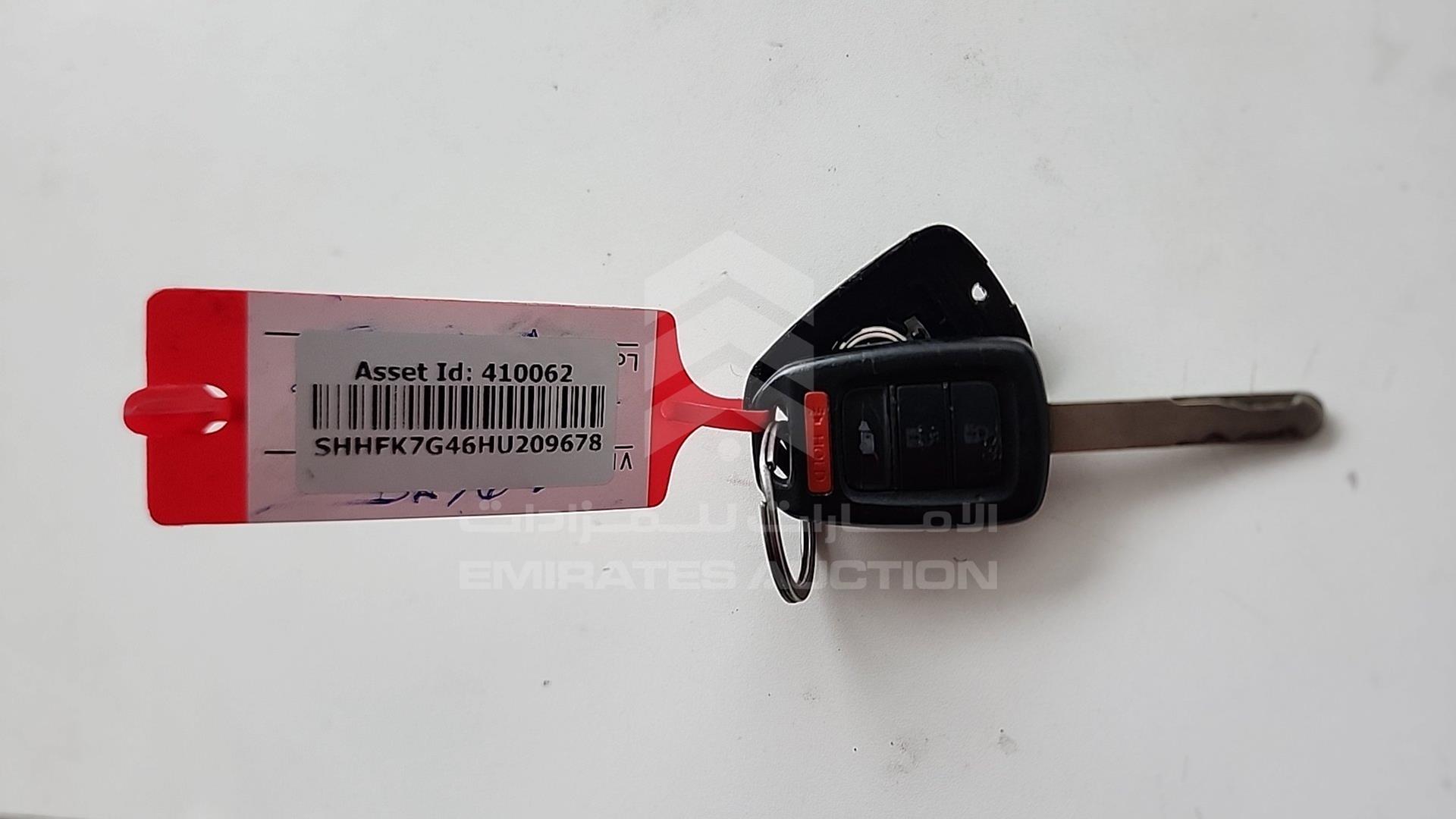 2017 HONDA CIVIC VIN: SHHFK7G46HU209678