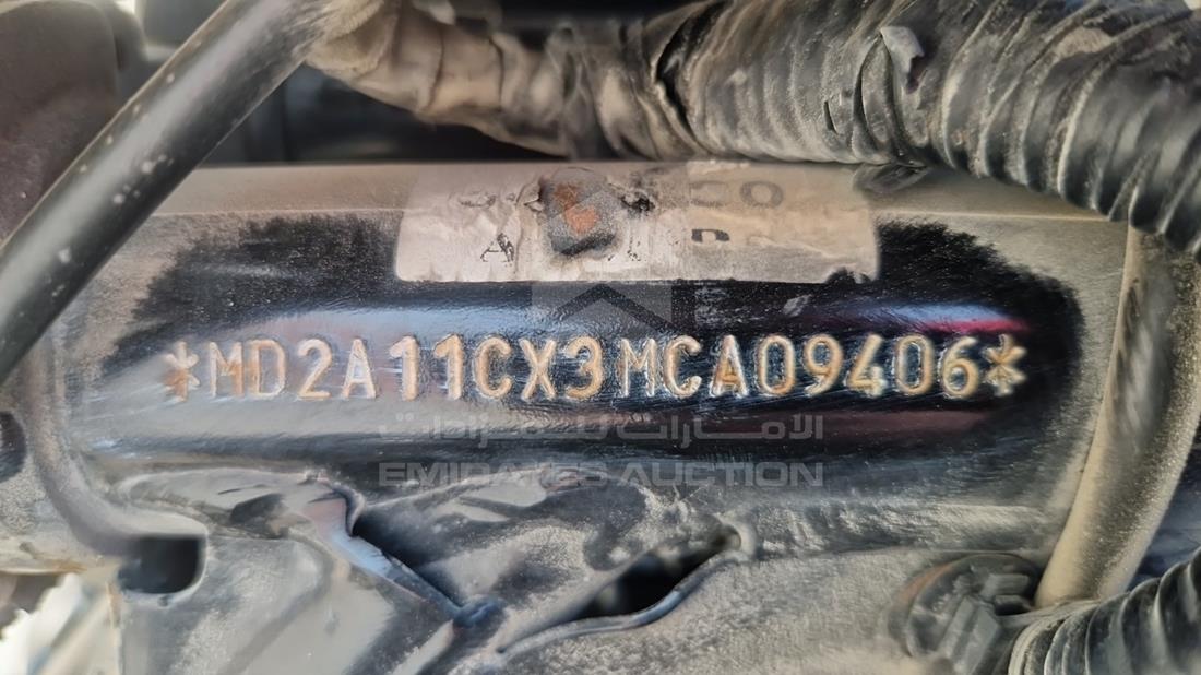 2021 Bajaj Pulsar — VIN on Frame — Photo 2