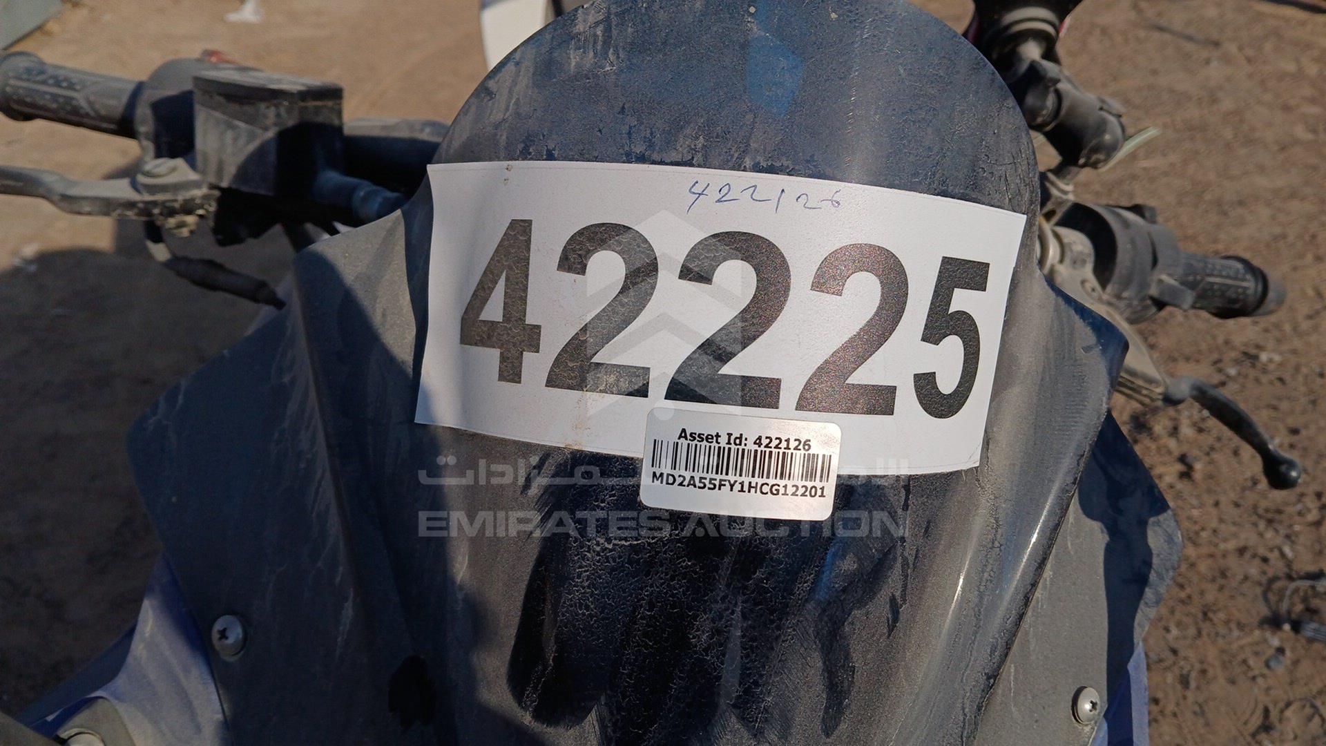2018 BAJAJ 200 CC VIN: MD2A55FY1HCG12201