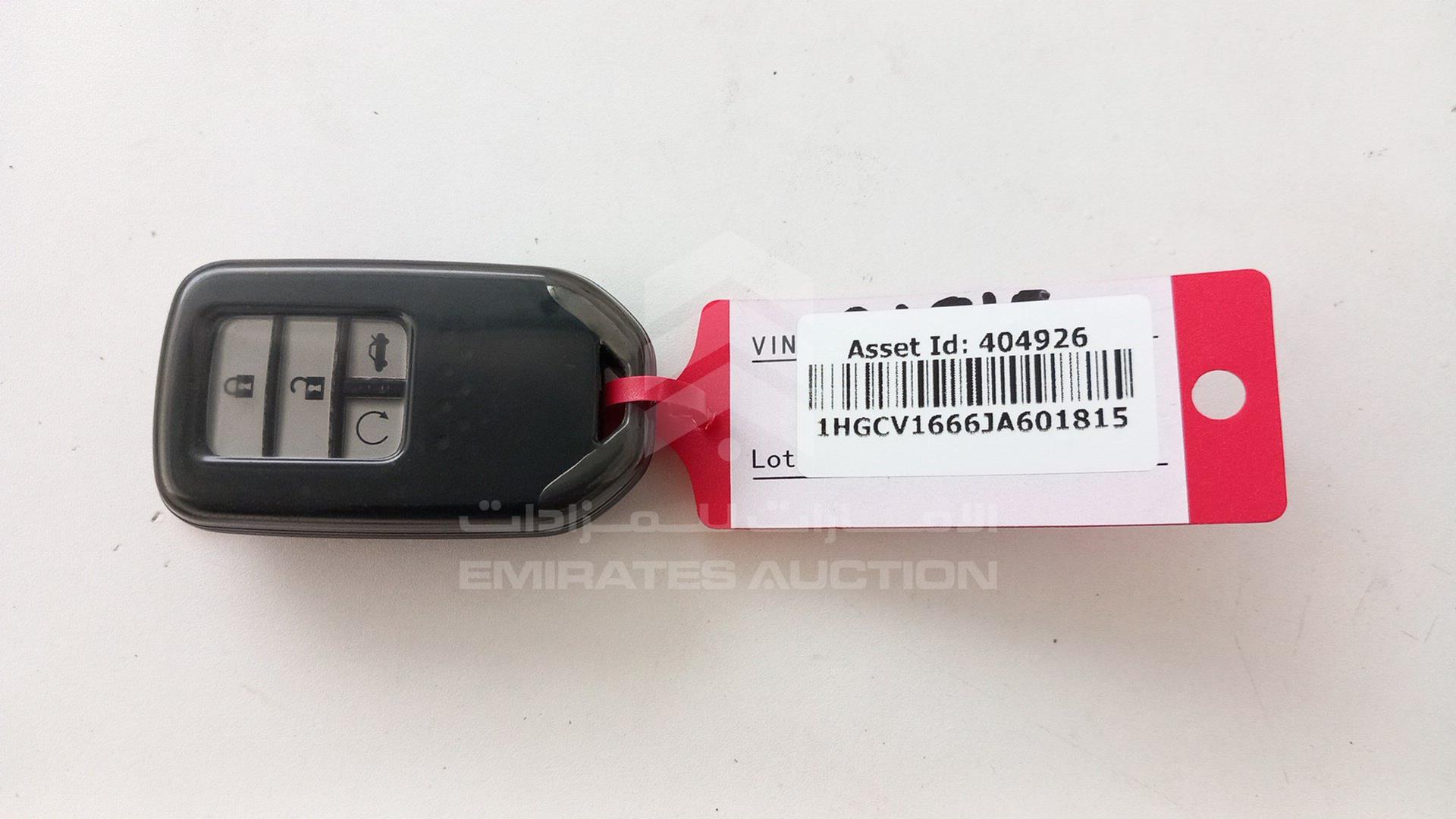 2018 HONDA ACCORD VIN: 1HGCV1666JA601815