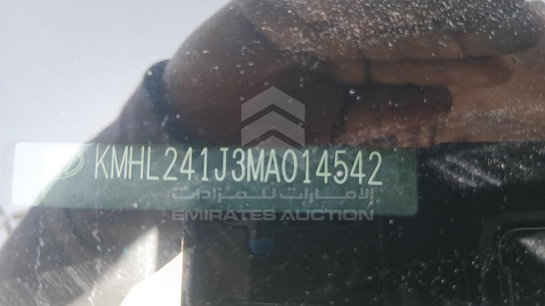 2021 Hyundai Sonata Hybrid — VIN on Frame — Photo 4