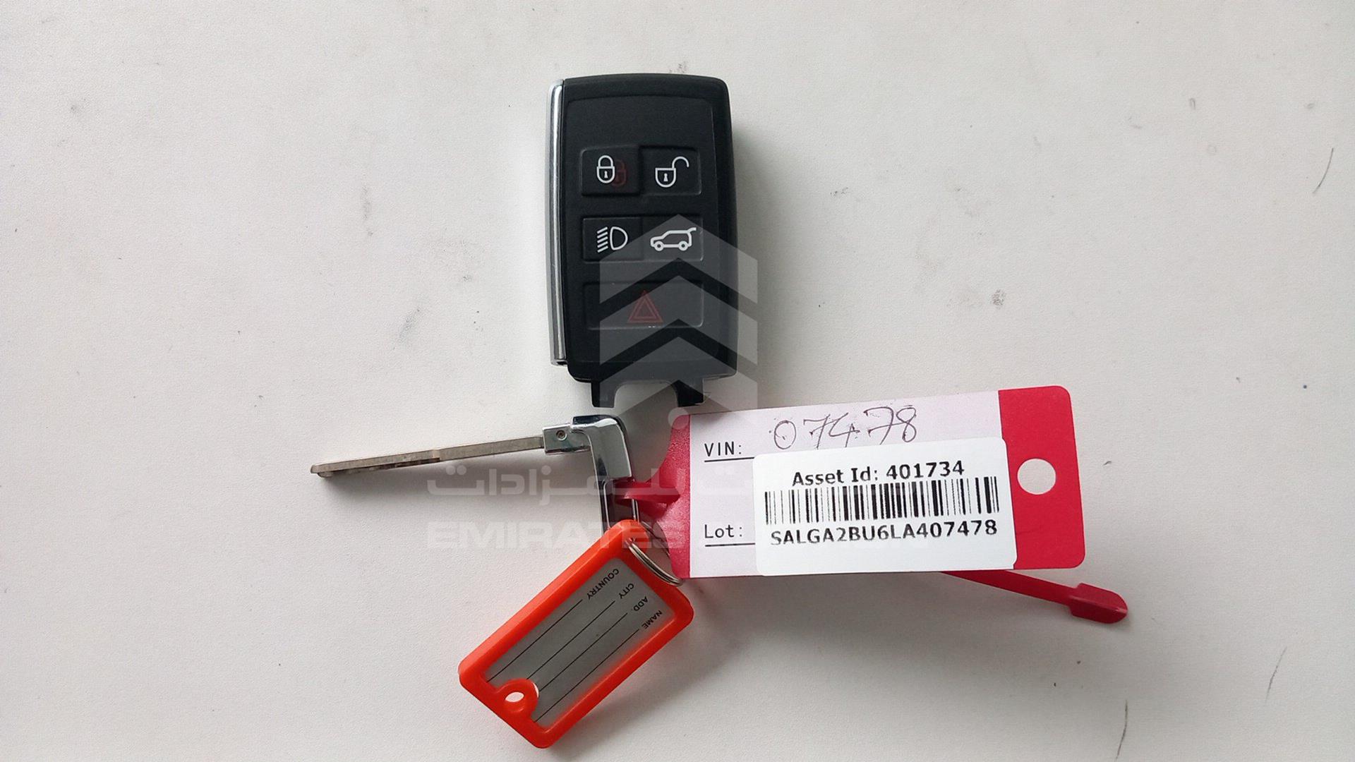 2020 RANGE ROVER HSE VIN: SALGA2BU6LA407478