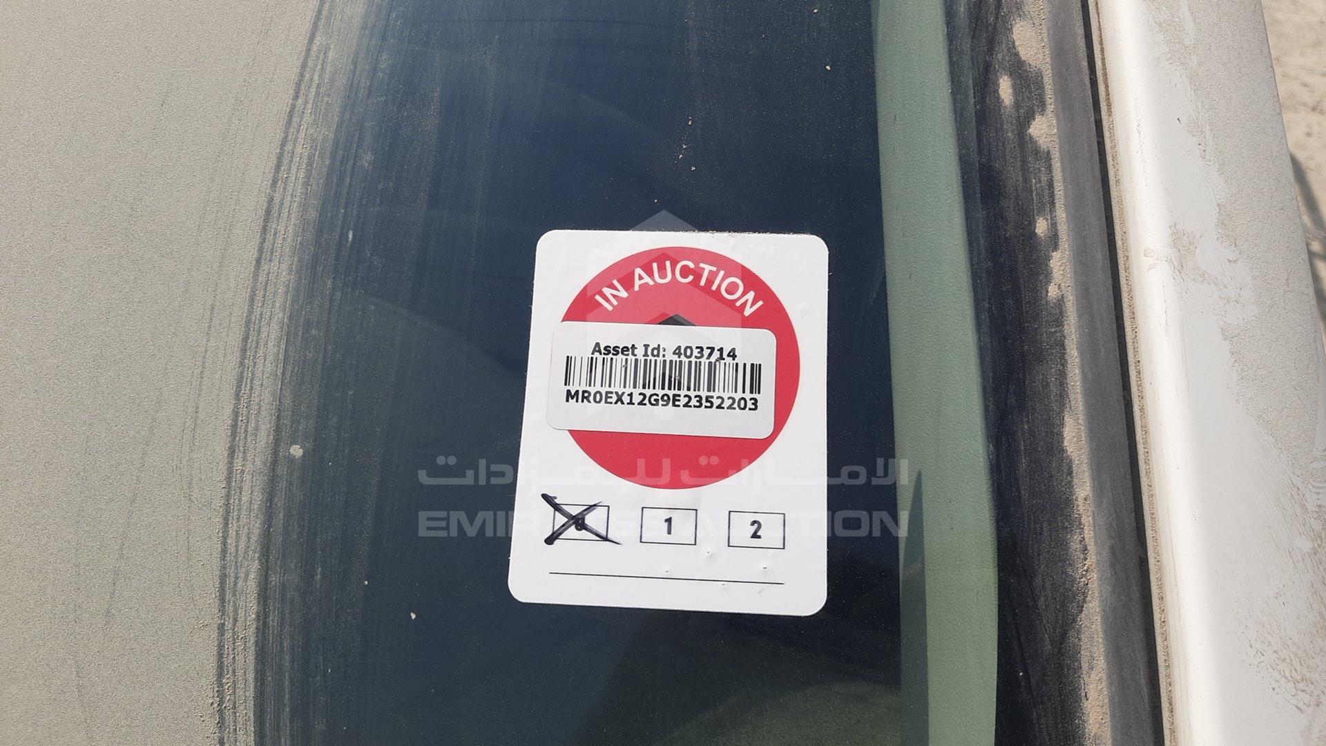 2014 TOYOTA HILUX VIN: MR0EX12G9E2352203
