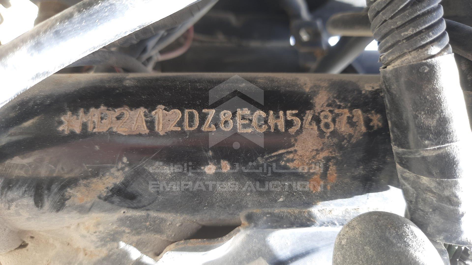 2015 BAJAJ 180 CC VIN: MD2A12DZ8ECH54871