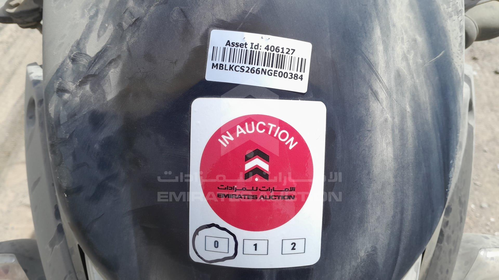 2022 HERO HUNK VIN: MBLKCS266NGE00384