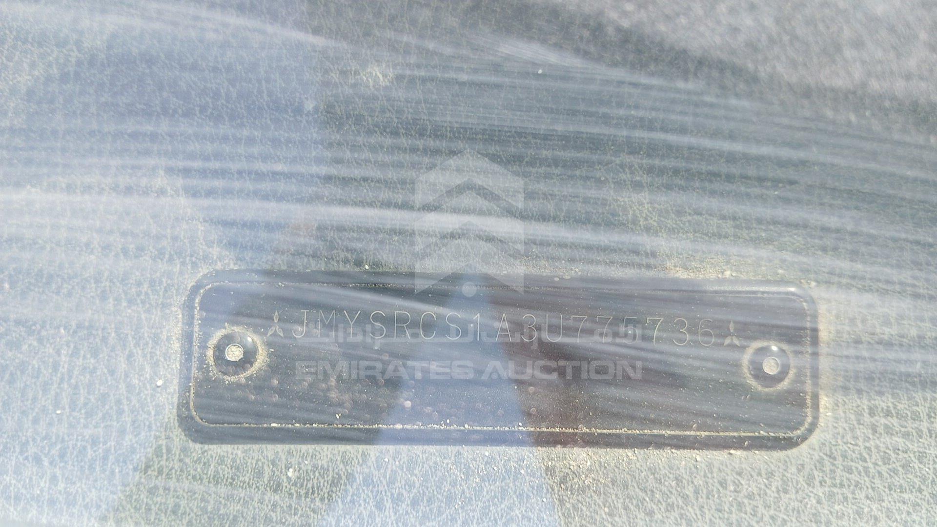 2003 MITSUBISHI LANCER VIN: JMYSRCS1A3U775736