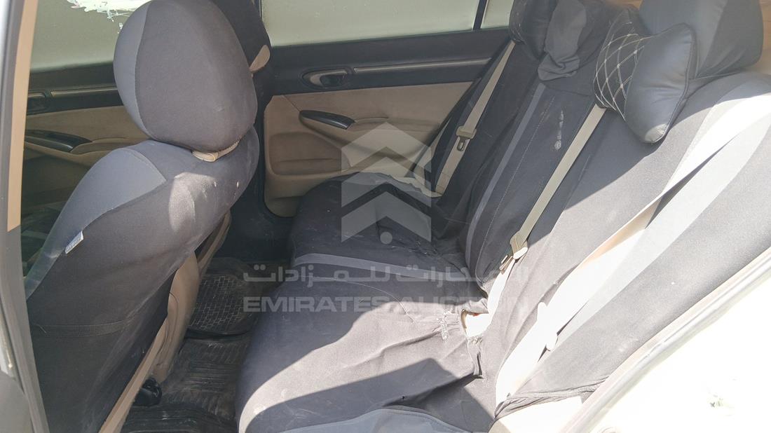 هوندا سيفيك 2008 — زاوية الراكب الخلفي اليسرى — صورة 20
