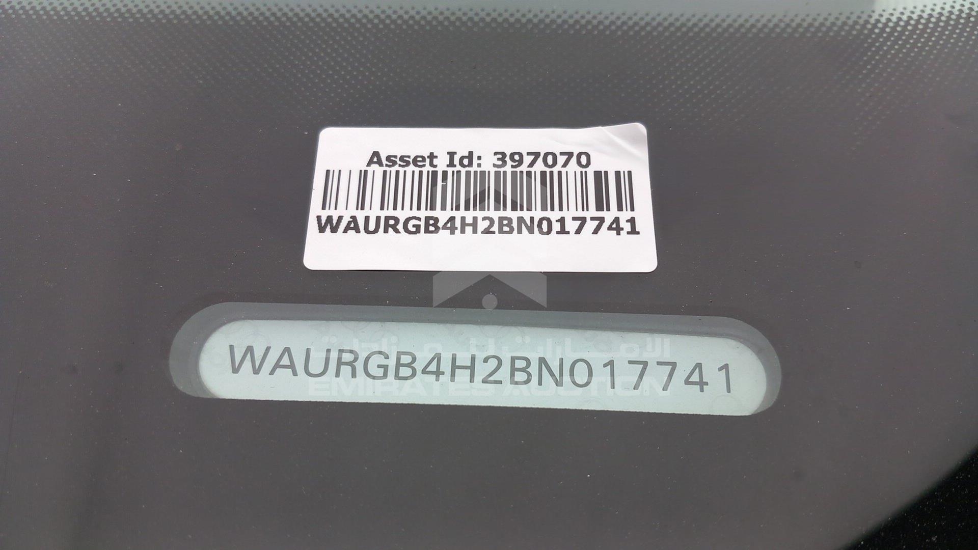 2011 AUDI A8 VIN: WAURGB4H2BN017741