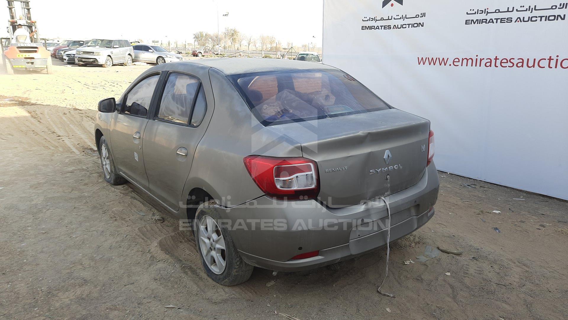 2015 RENAULT SYMBOL VIN: VF14SRAB3FT529190