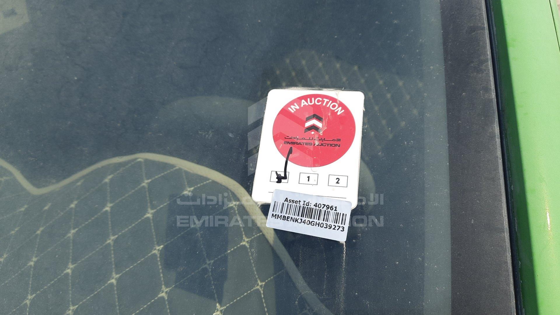 2016 MITSUBISHI L200 VIN: MMBENKJ40GH039273