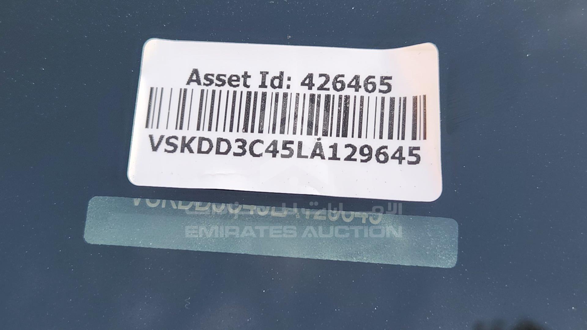 2020 NISSAN NAVARA VIN: VSKDD3C45LA129645