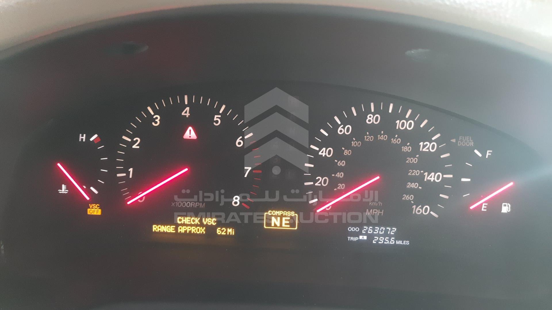 2002 LEXUS LS 430 VIN: JTHBN30F620079725
