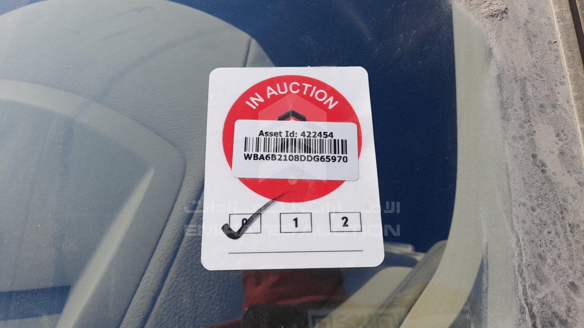 2013 BMW 650 VIN: WBA6B2108DDG65970