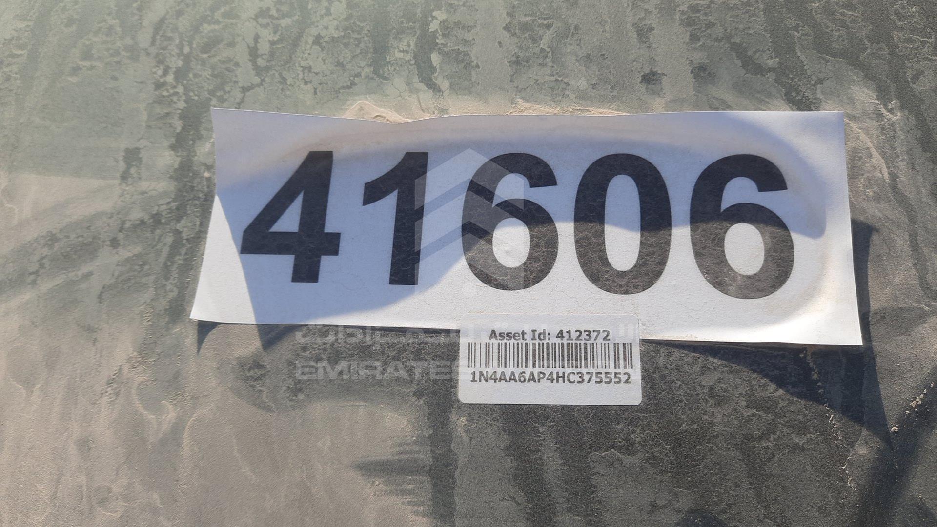 2017 NISSAN MAXIMA VIN: 1N4AA6AP4HC375552