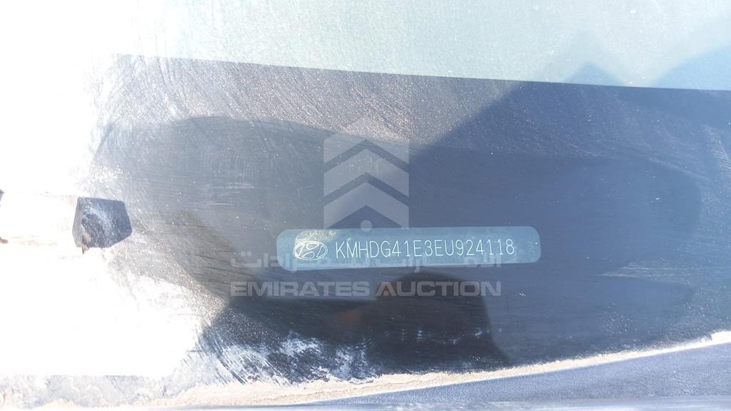 KMHDG41E3EU924118 - 2014 HYUNDAI ELANTRA - #527093
