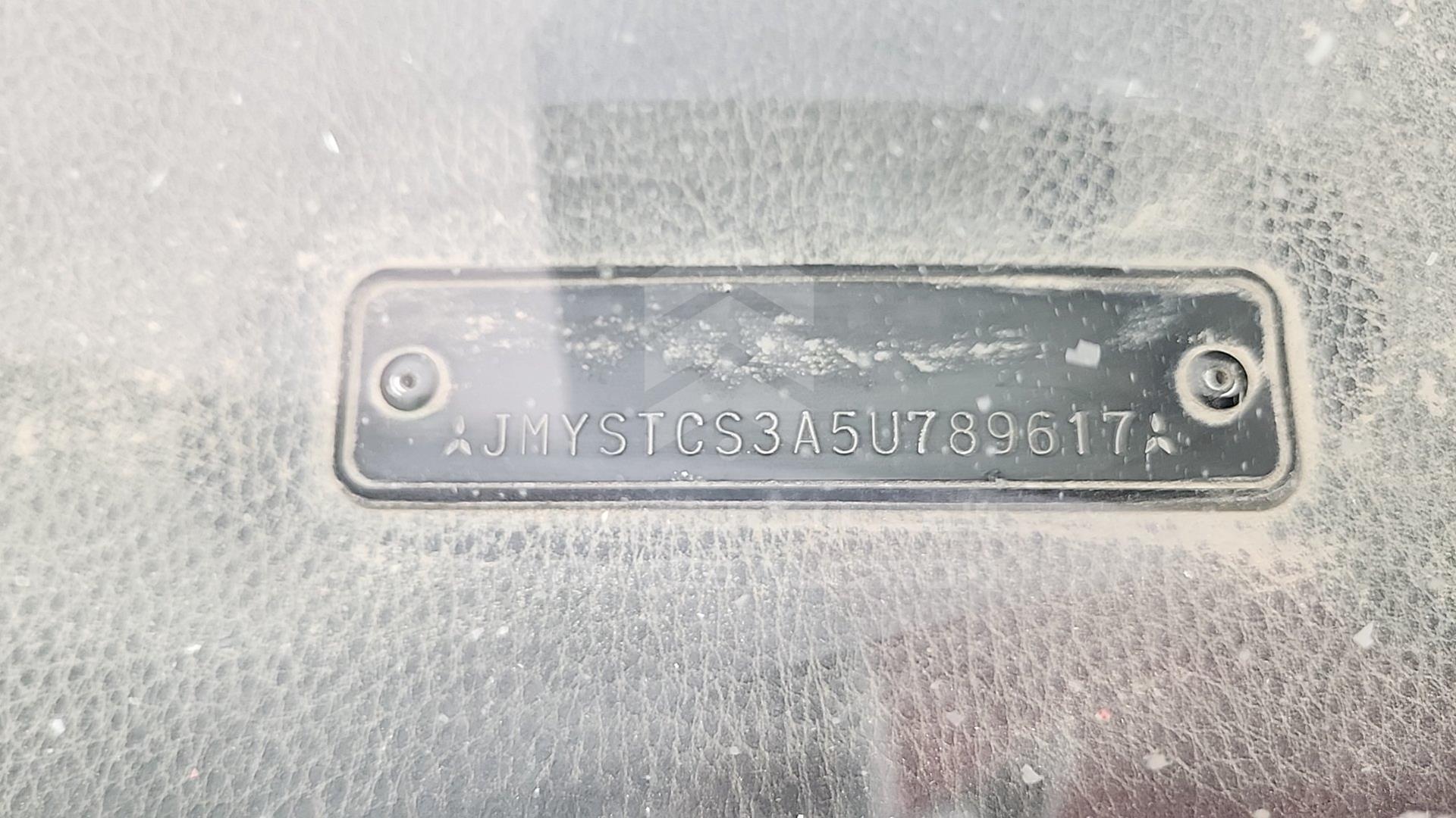 2005 MITSUBISHI LANCER VIN: JMYSTCS3A5U789617