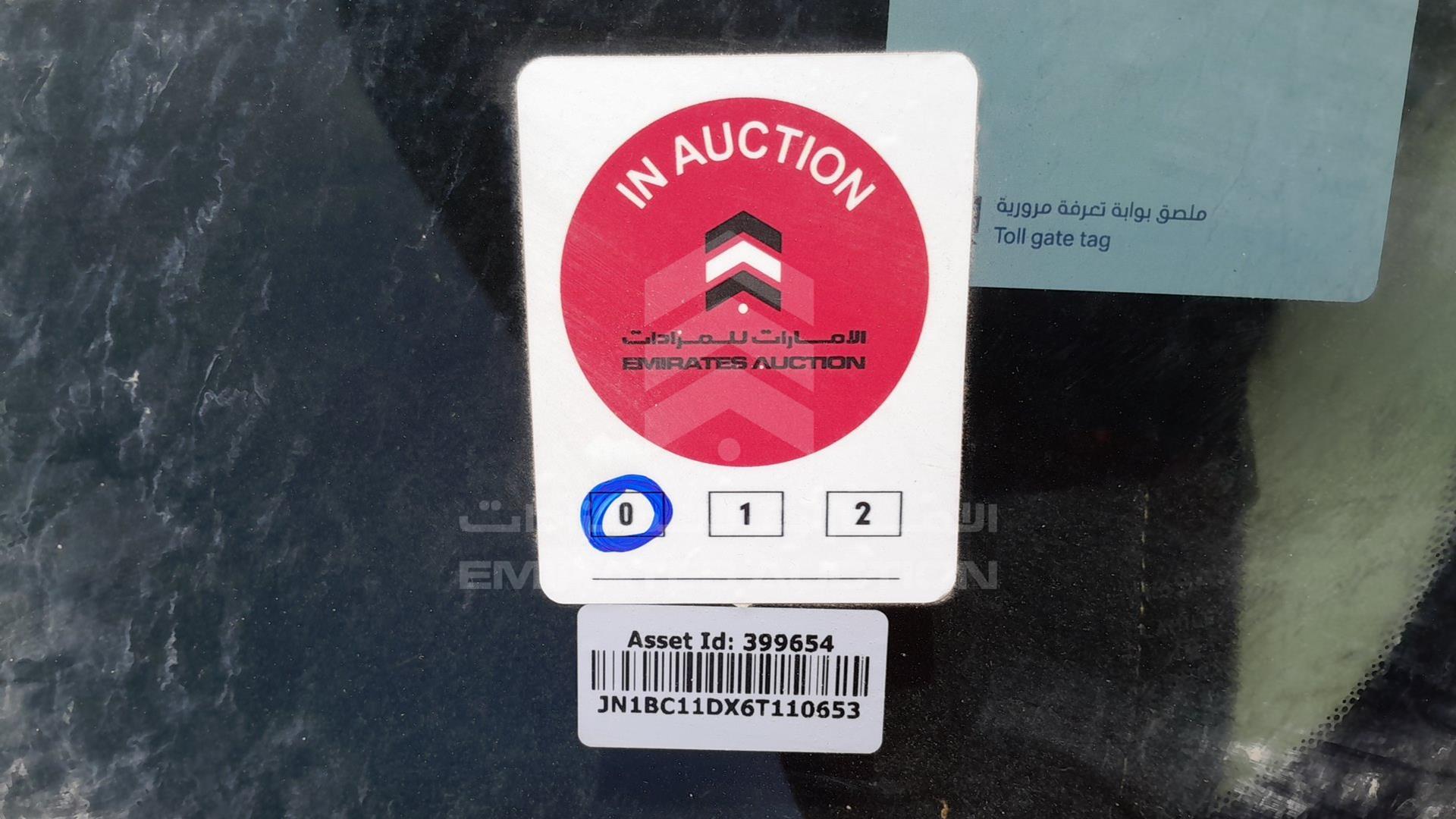 2006 NISSAN TIIDA VIN: JN1BC11DX6T110653
