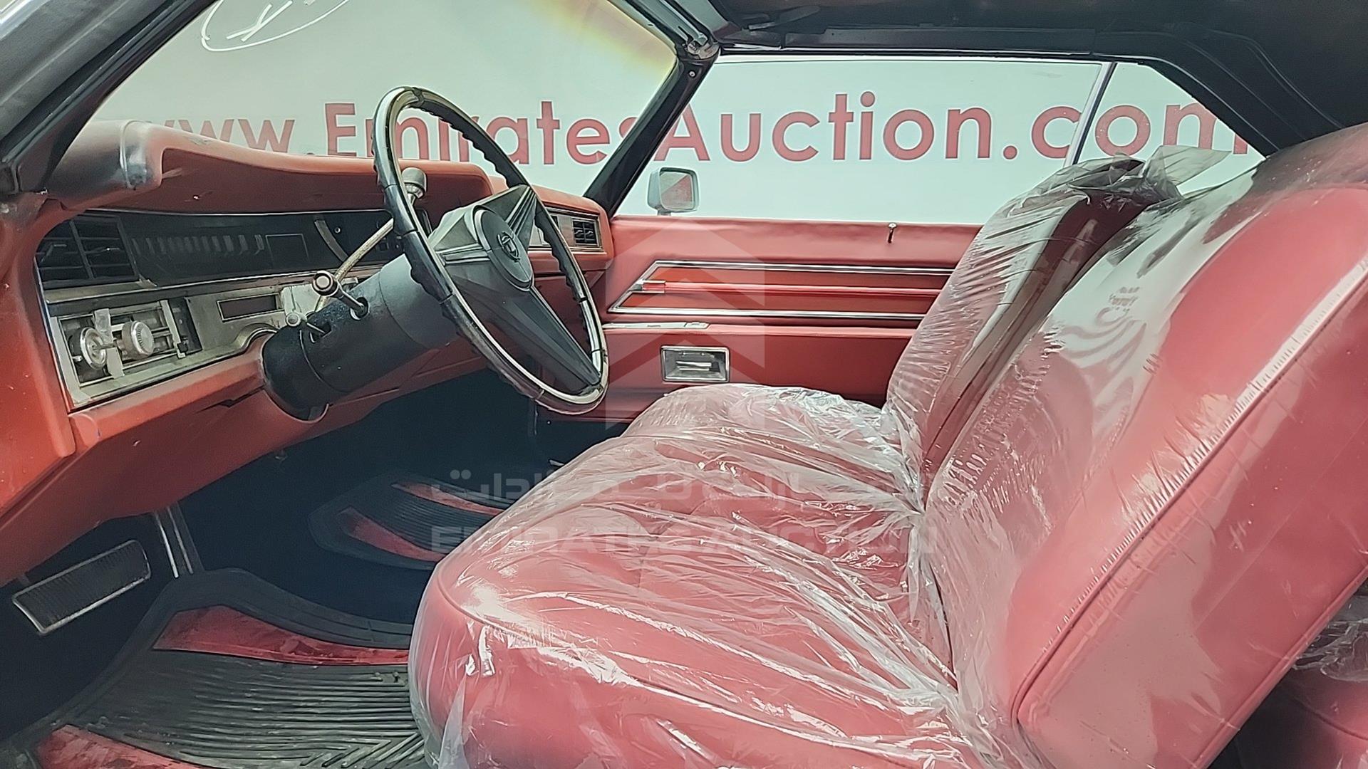 1972 CADILLAC ELDORADO VIN: 6L67S2Q405165