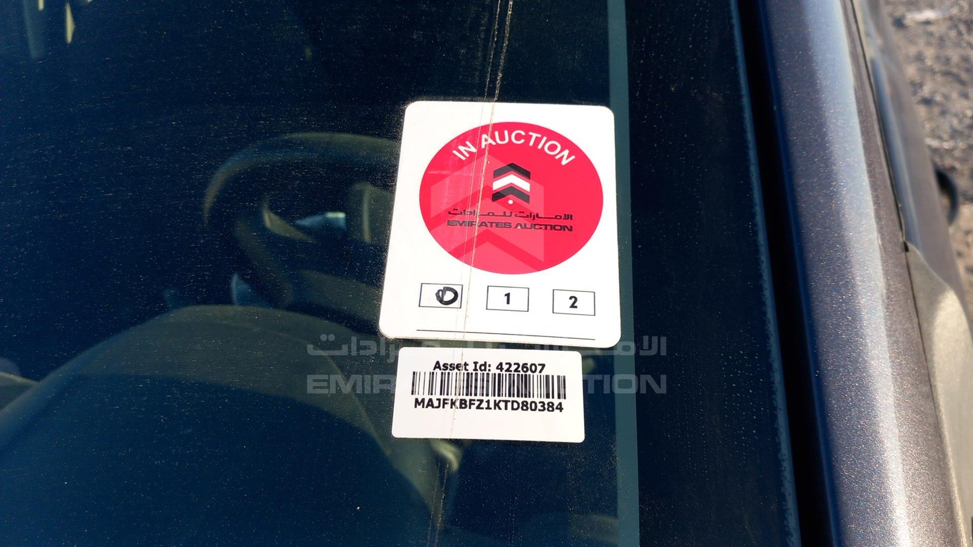 2019 FORD FIGO VIN: MAJFKBFZ1KTD80384