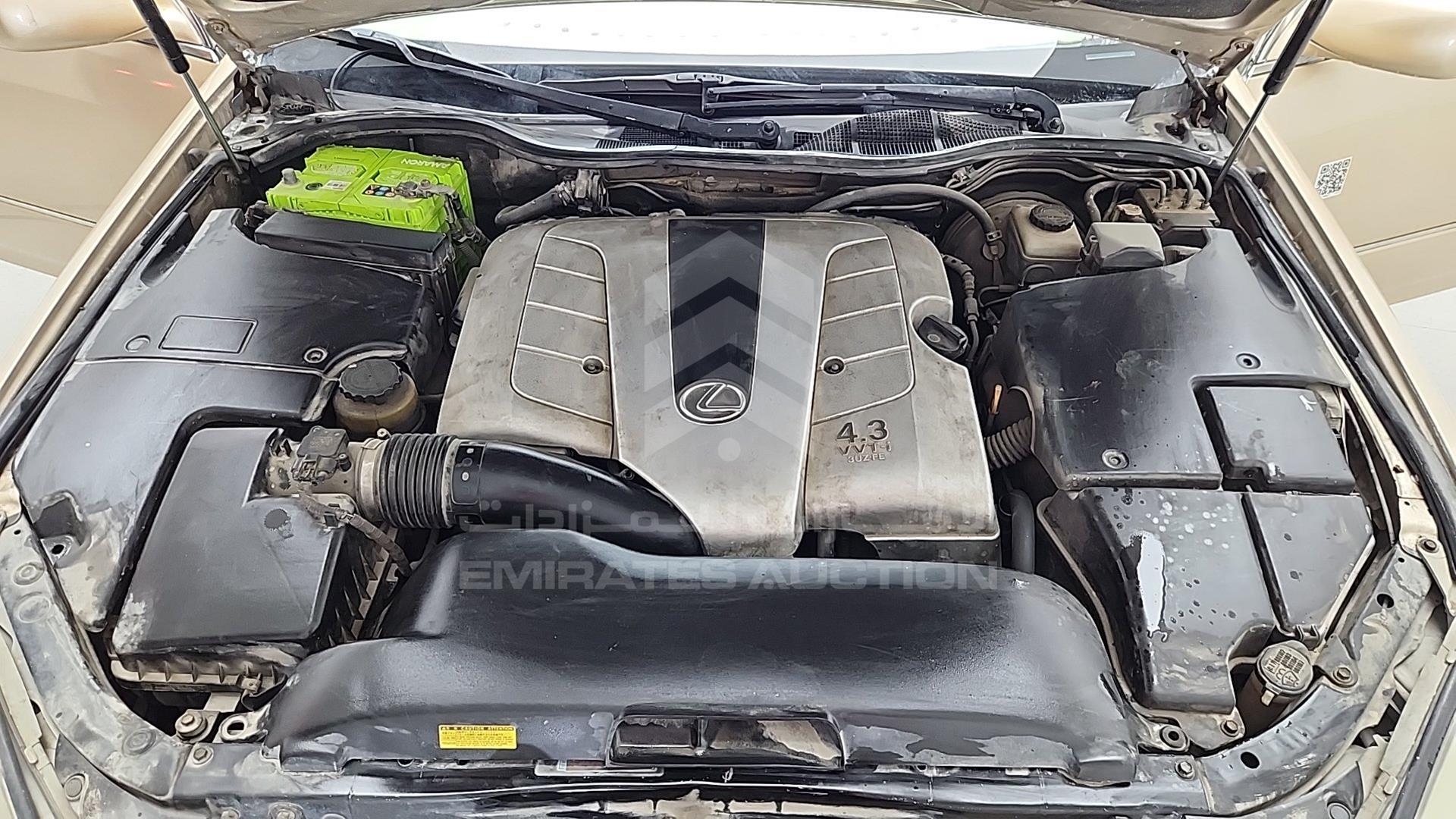 2001 LEXUS LS 430 VIN: JTHBN30FX10024631