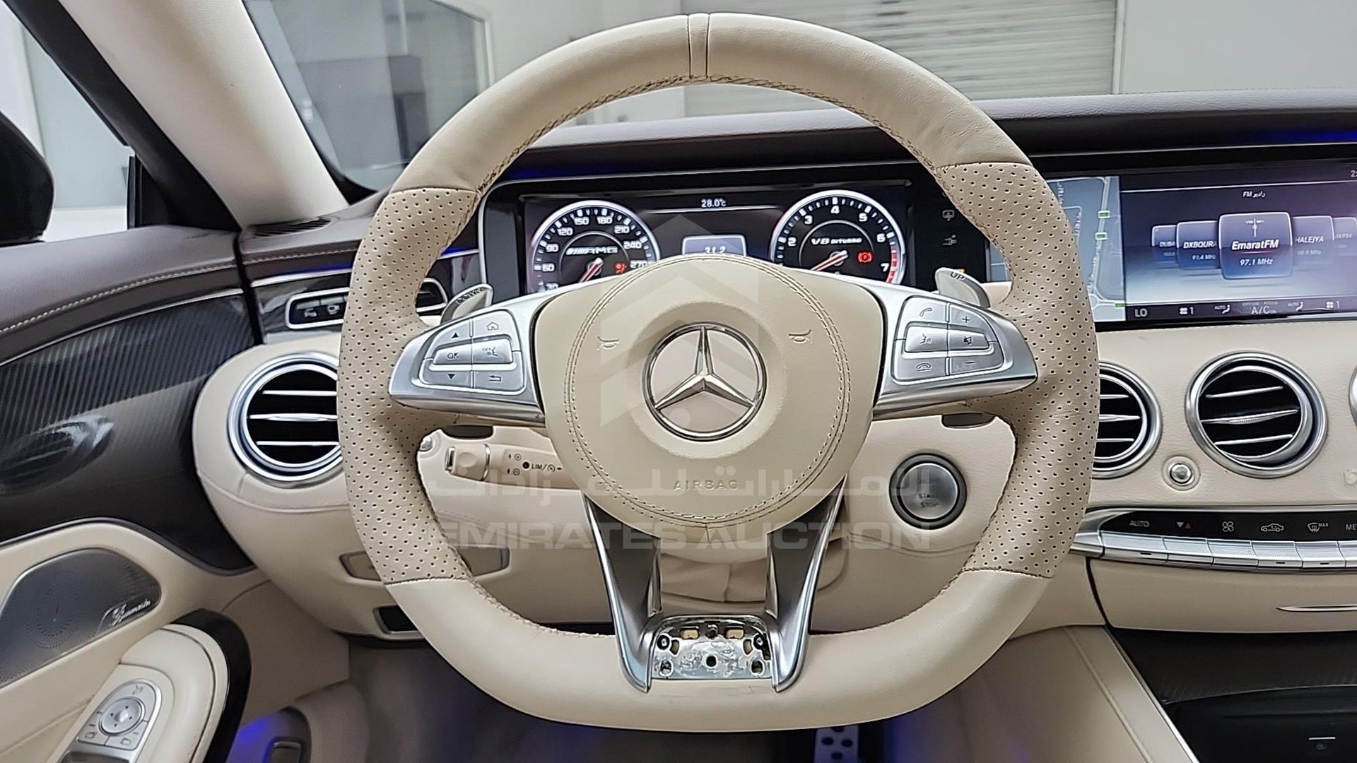 2015 MERCEDES S 63 VIN: WDD2173781A003180