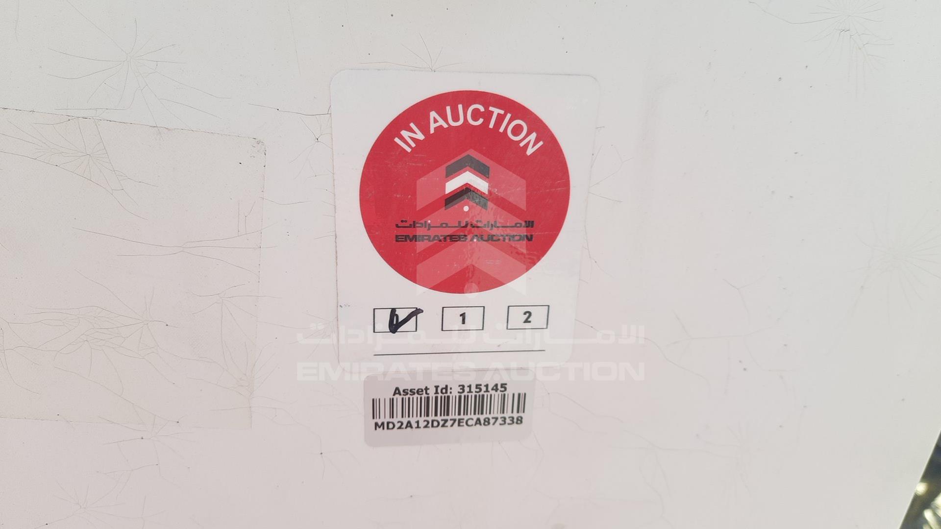 2014 BAJAJ 180 CC VIN: MD2A12DZ7ECA87338