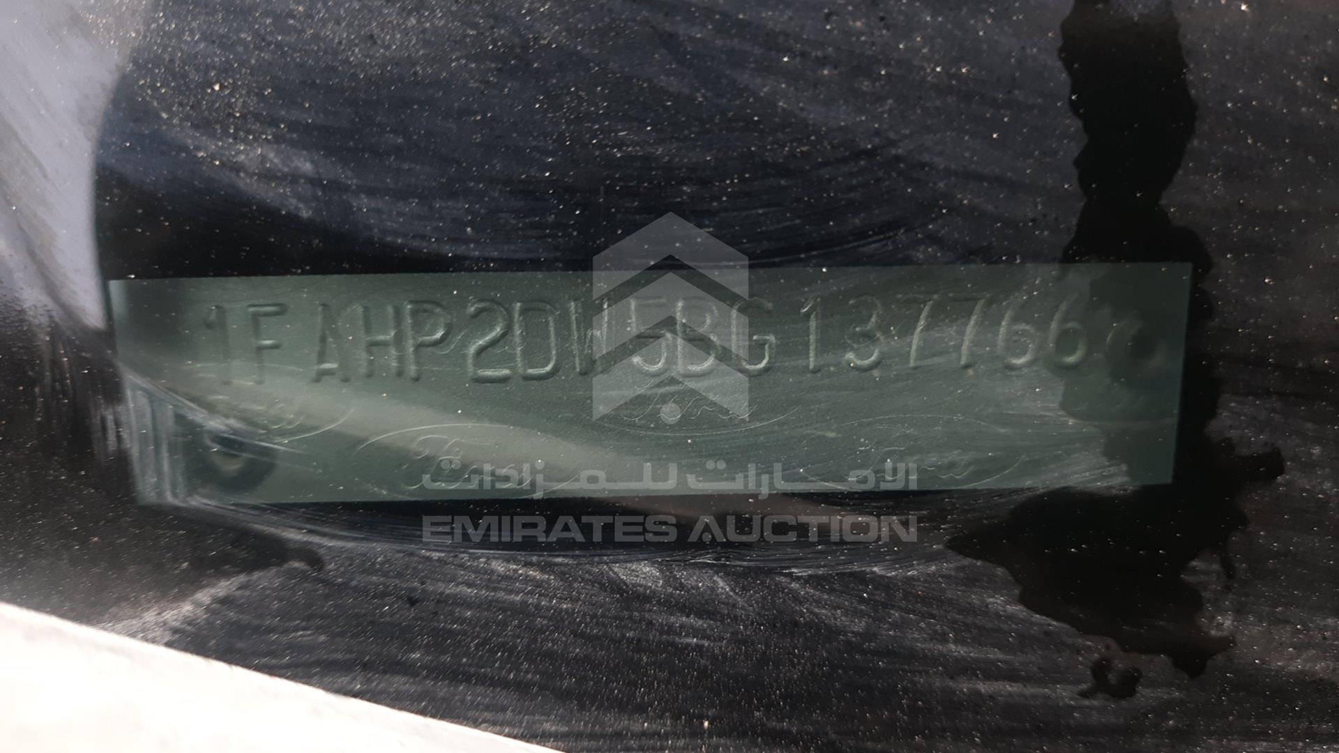 2011 FORD TAURUS VIN: 1FAHP2DW5BG137766