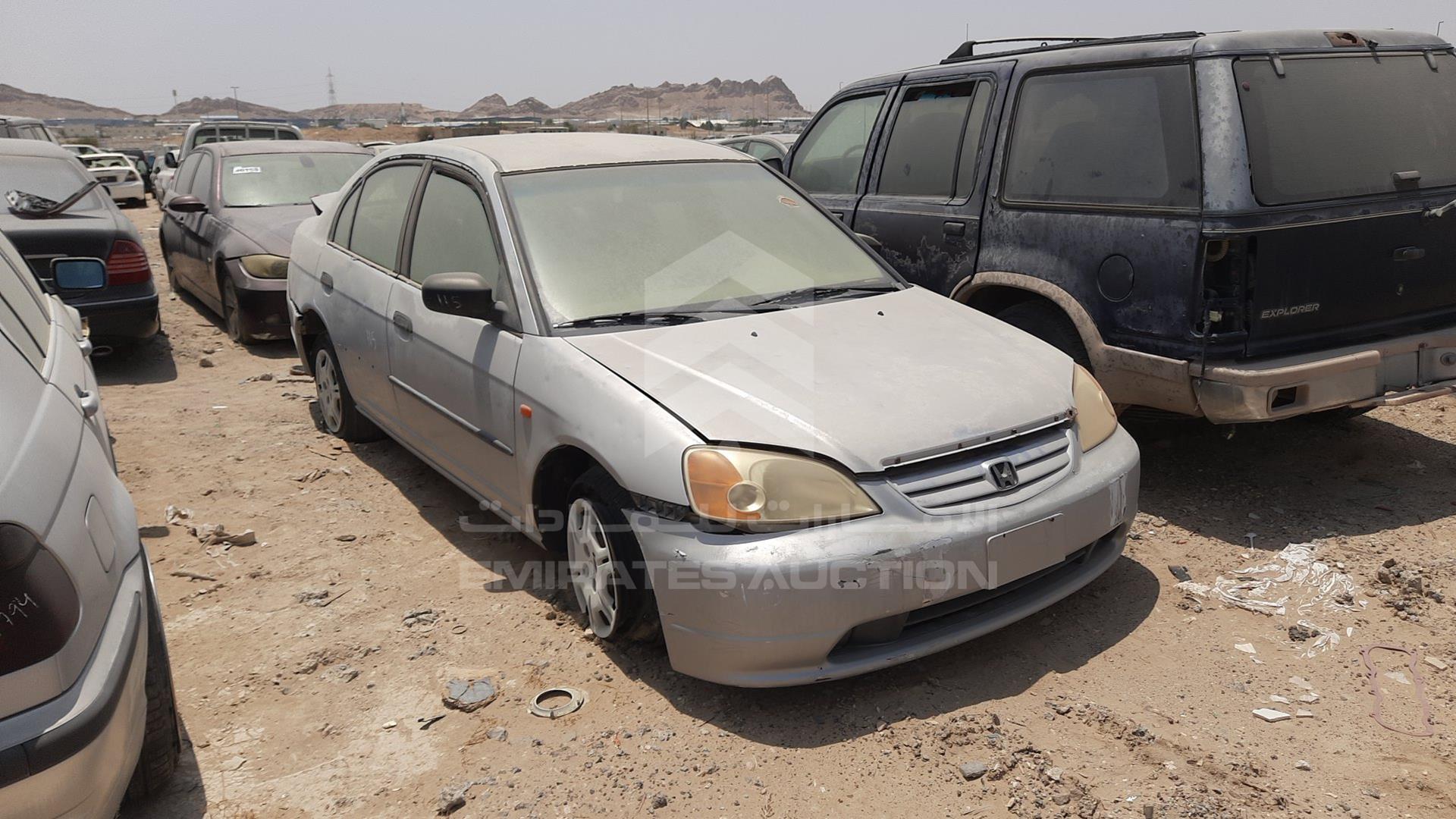 2002 HONDA CIVIC VIN: JHMES86342S401153