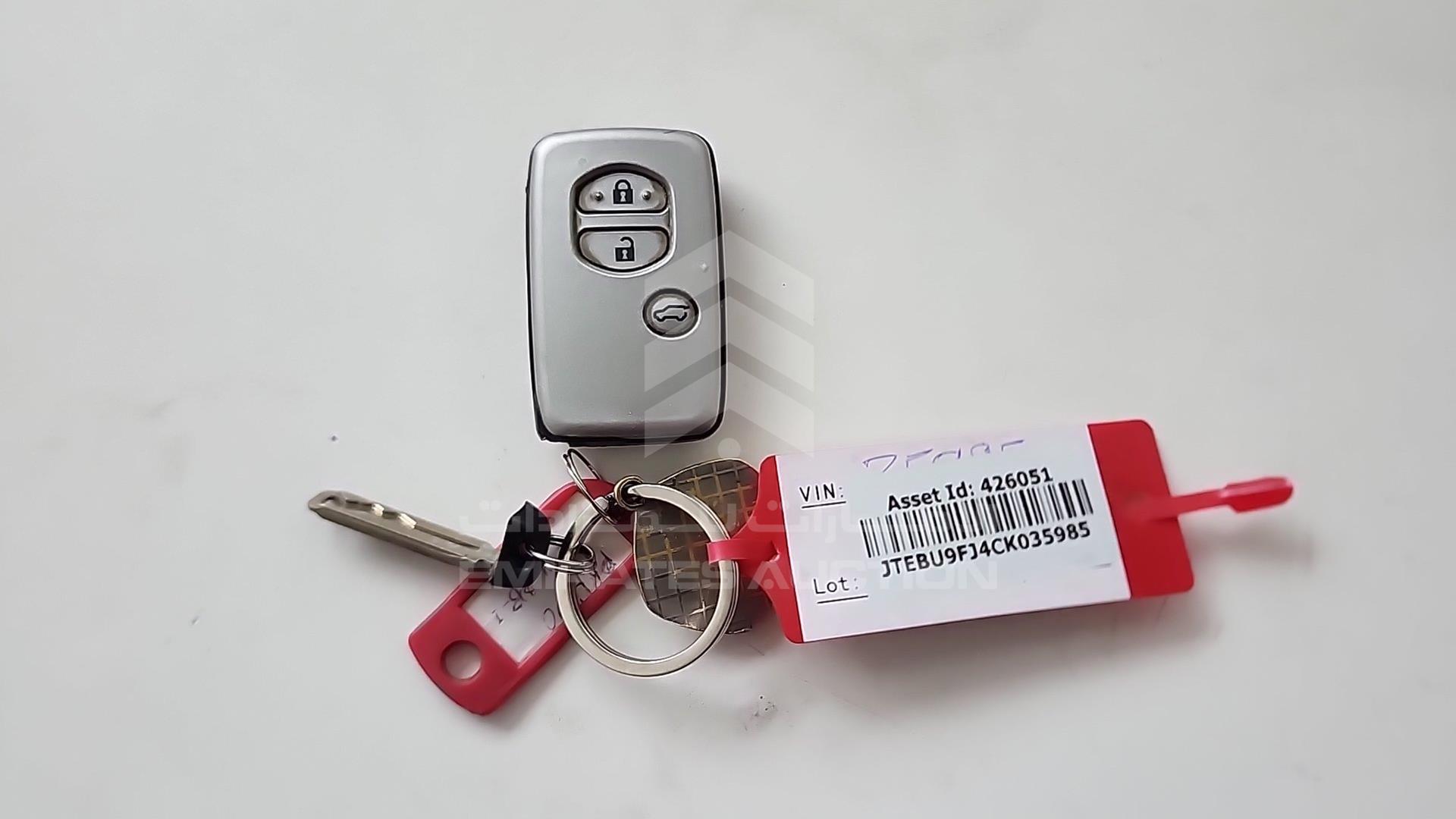 2012 TOYOTA PRADO VIN: JTEBU9FJ4CK035985
