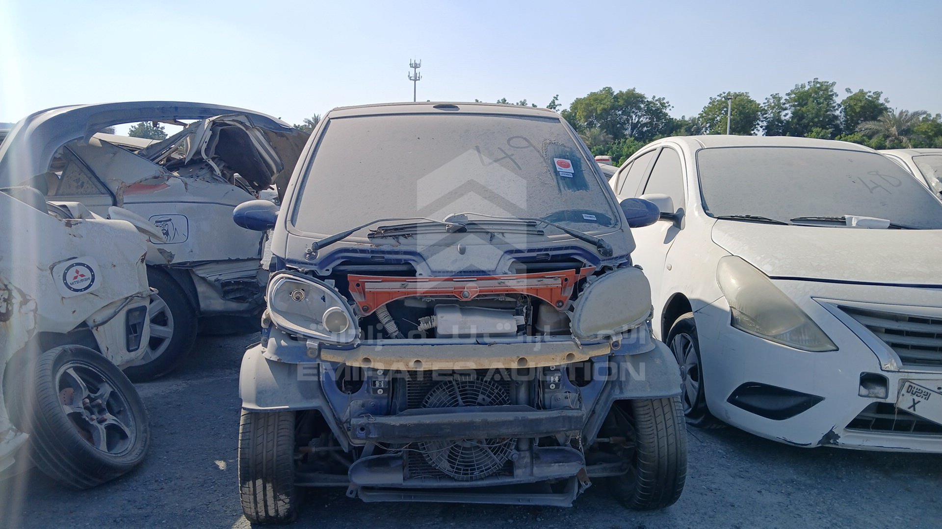 2001 SMART FORTWO VIN: WME01MC011H025531