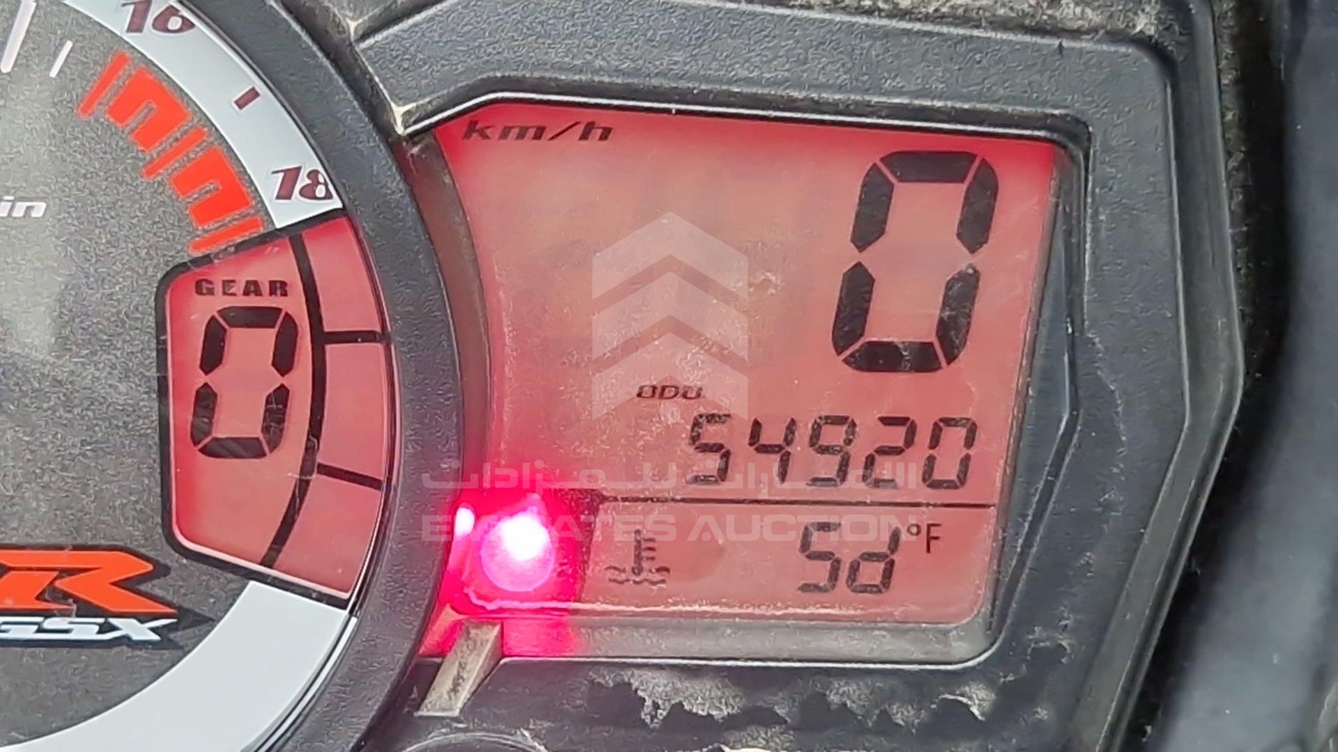 2008 SUZUKI GSXR600K9 VIN: JS1GN7EA282103764
