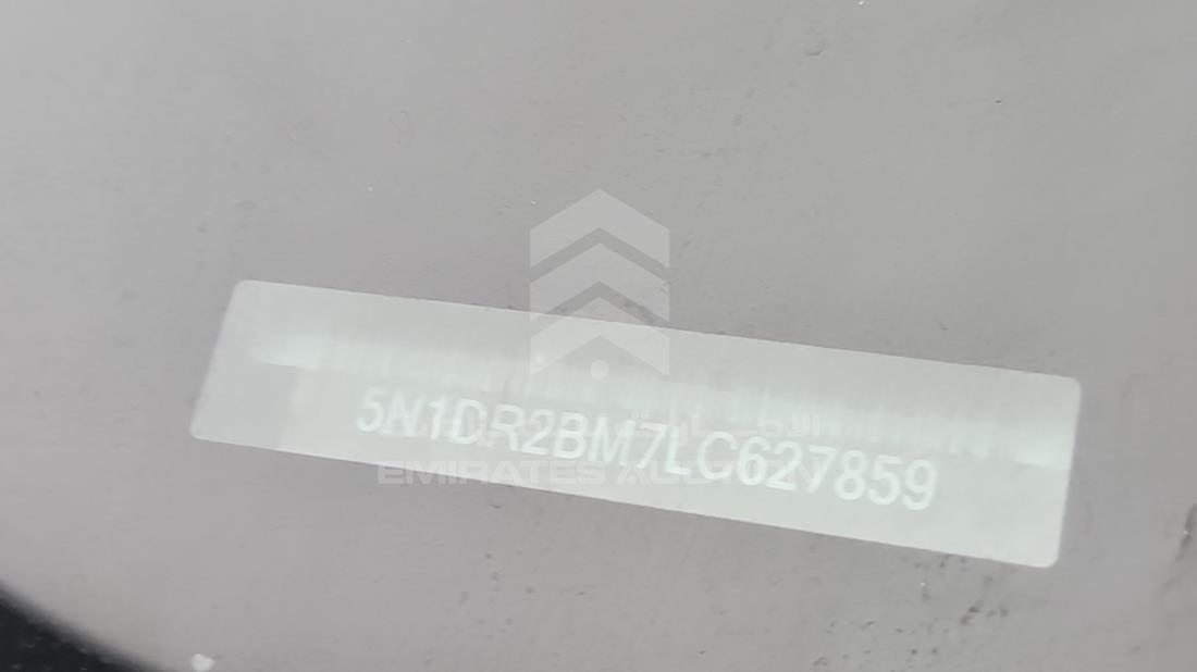 2020 Nissan Pathfinder — VIN on Frame — Photo 4