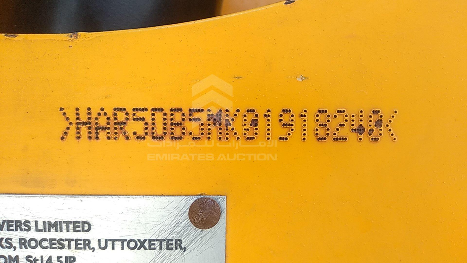2021 JCB --- VIN: HAR5DB5MK01918240