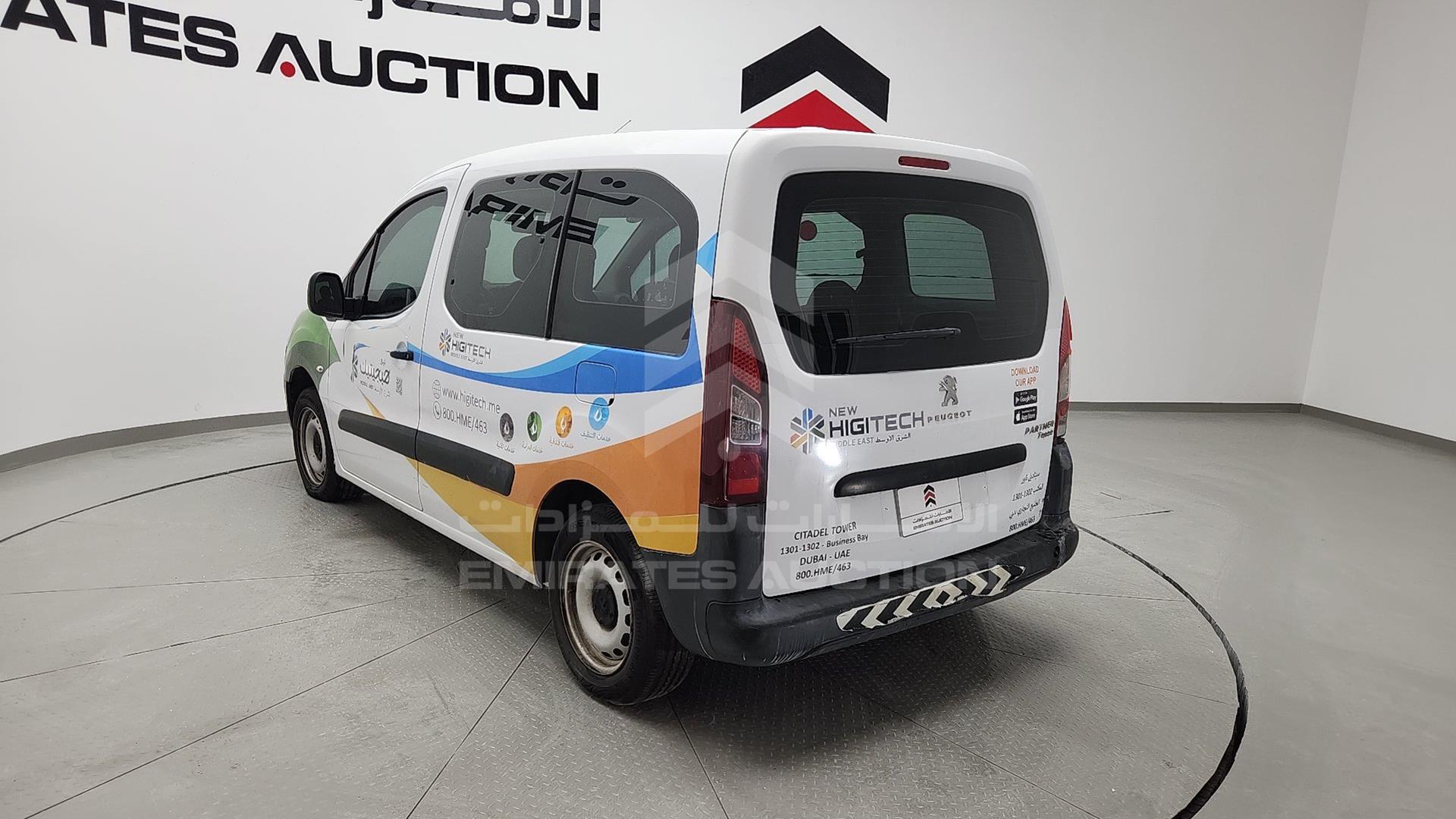 2018 PEUGEOT PARTNER VIN: VF37JNFUXJJ584167