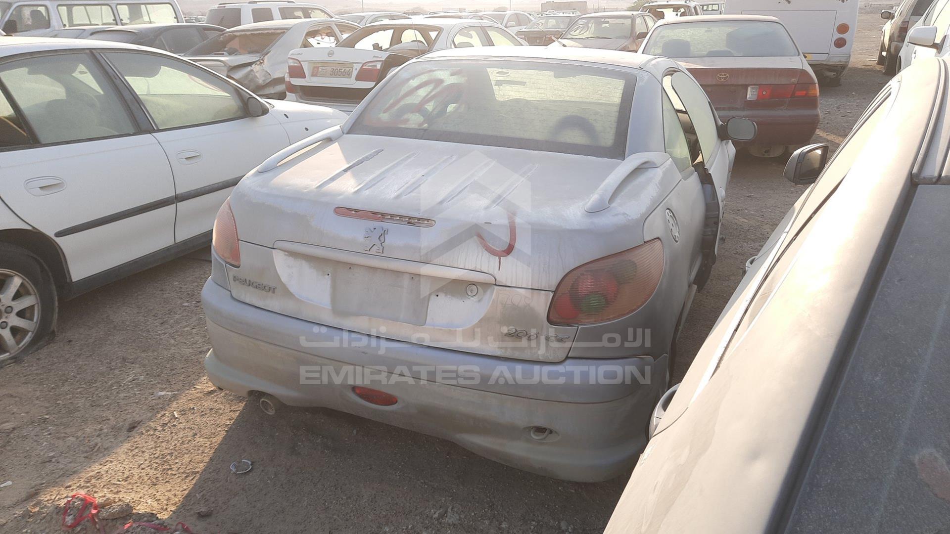 2006 PEUGEOT 206 CC VIN: VF32DNFUB6Y024888