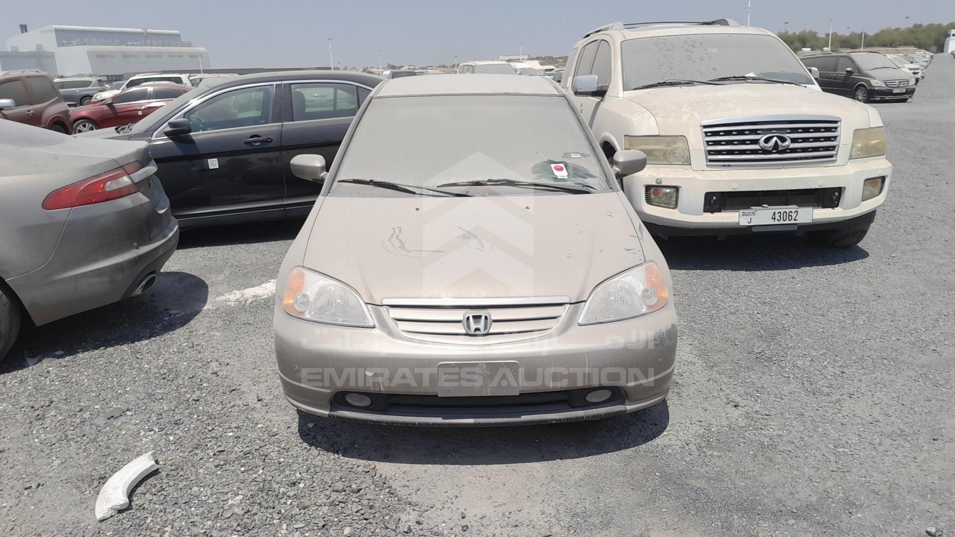 2003 HONDA CIVIC VIN: JHMES16683S400154
