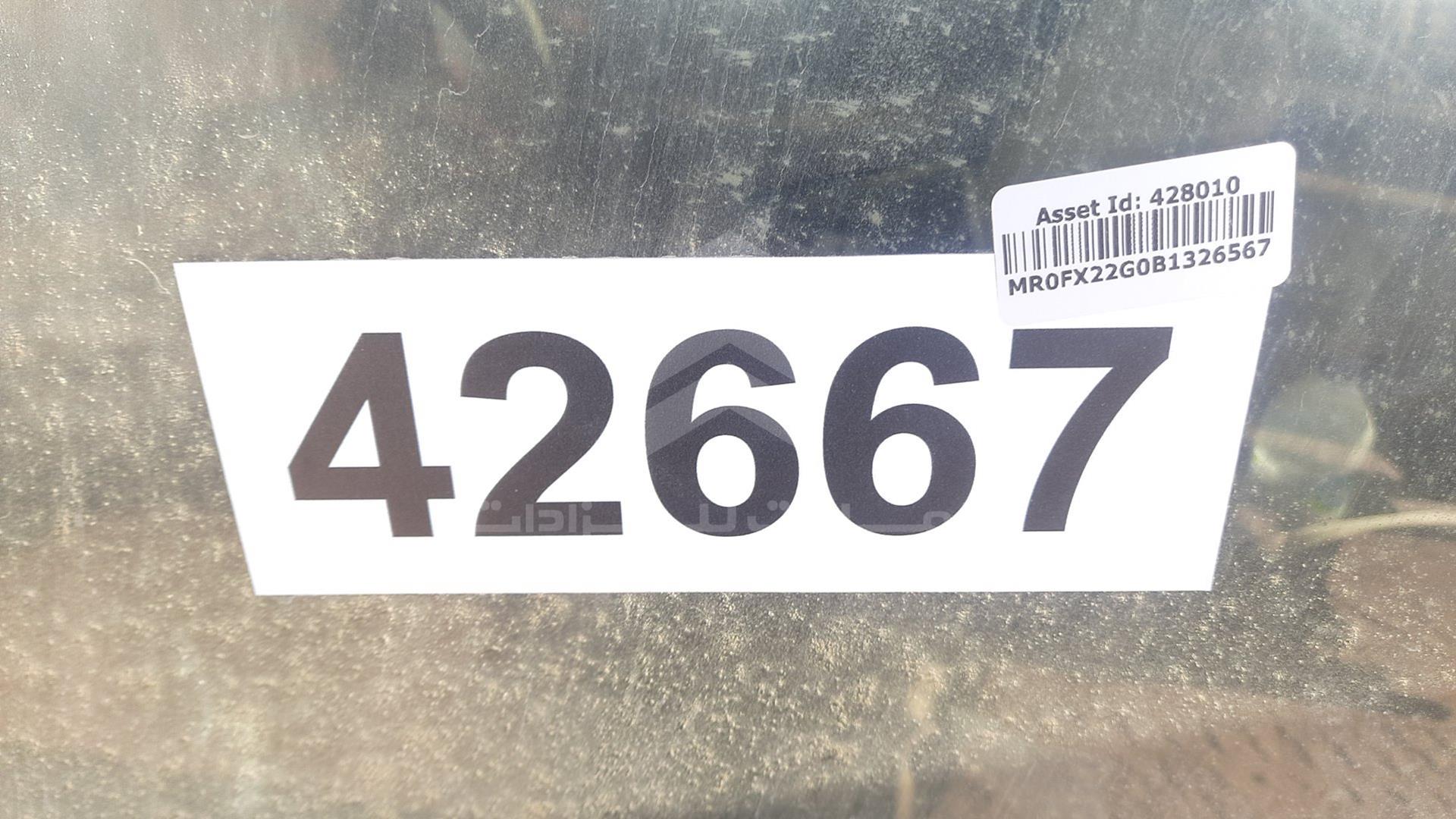 2011 TOYOTA HILUX VIN: MR0FX22G0B1326567