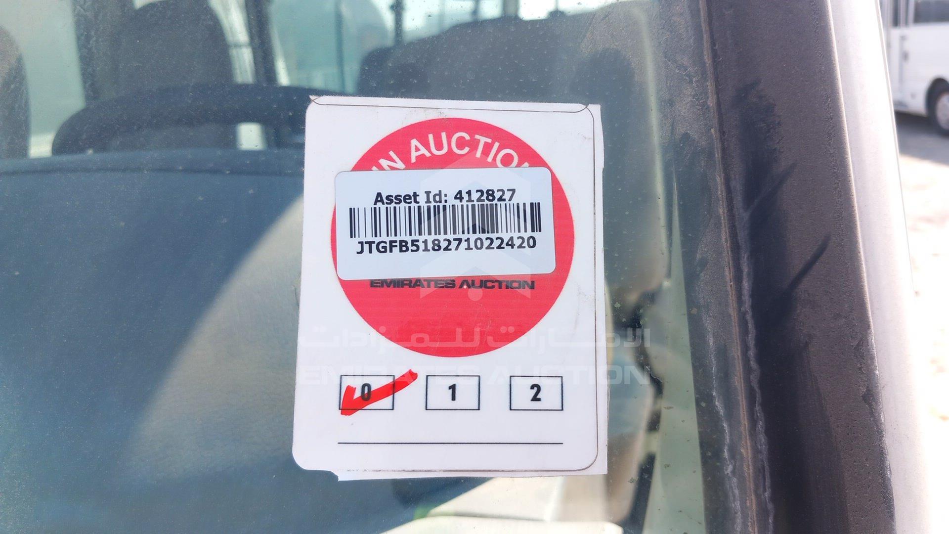 2007 TOYOTA COASTER VIN: JTGFB518271022420
