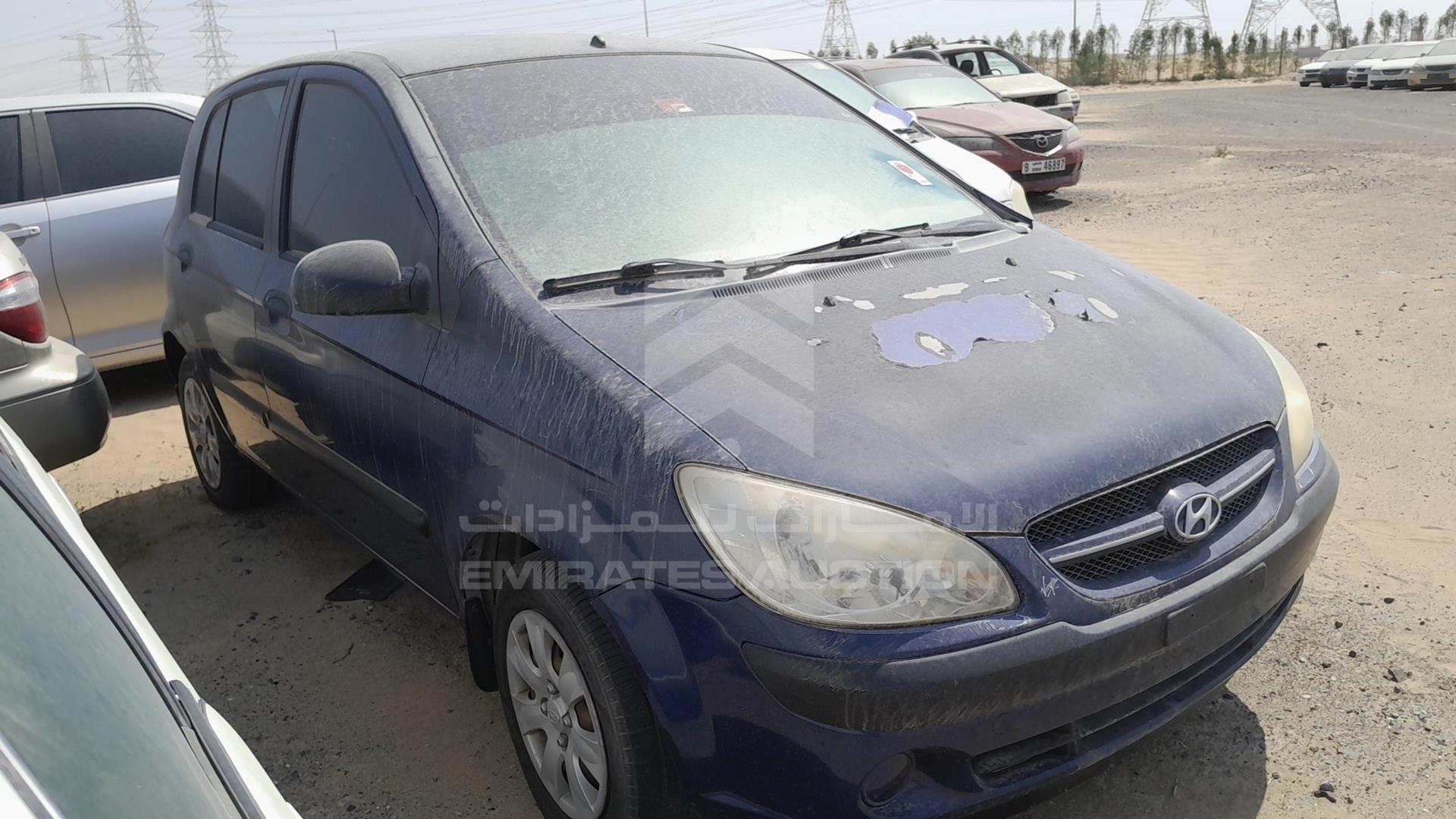 2007 HYUNDAI GETZ VIN: KMHBT51D07U593632