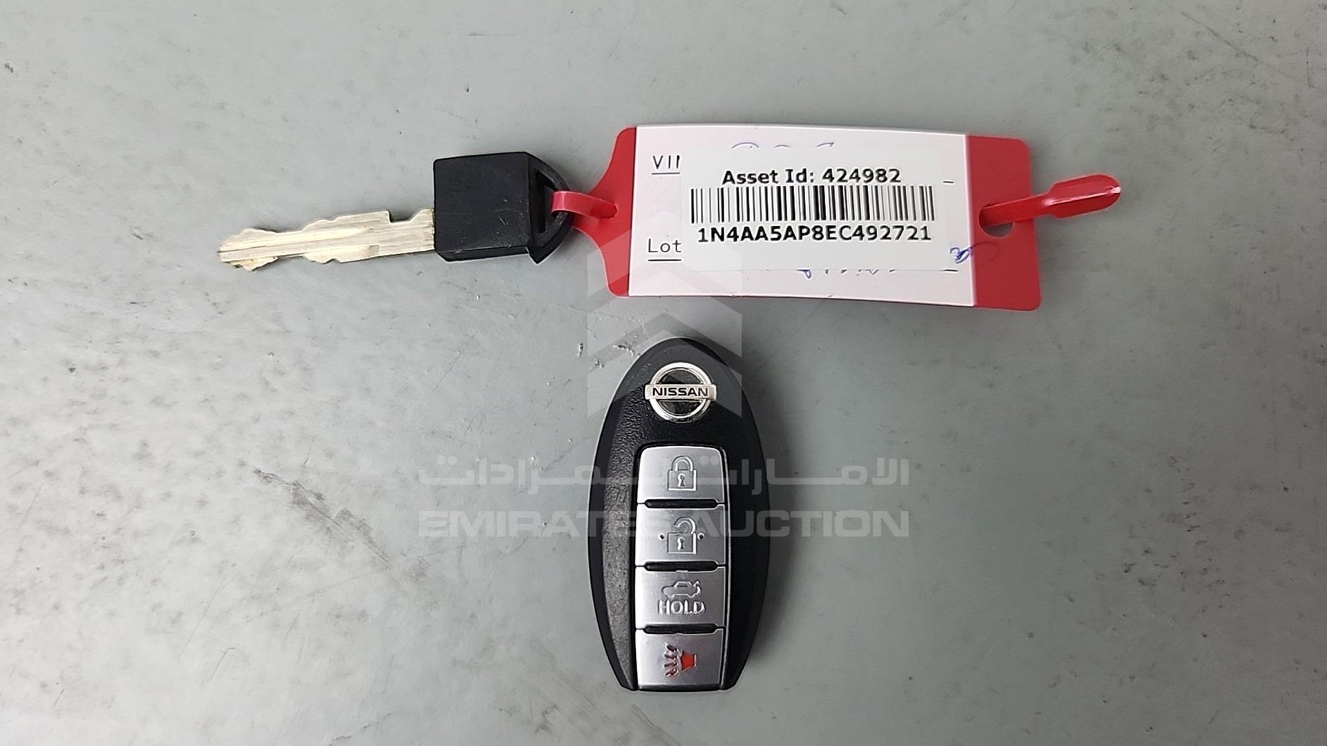 2014 NISSAN MAXIMA VIN: 1N4AA5AP8EC492721