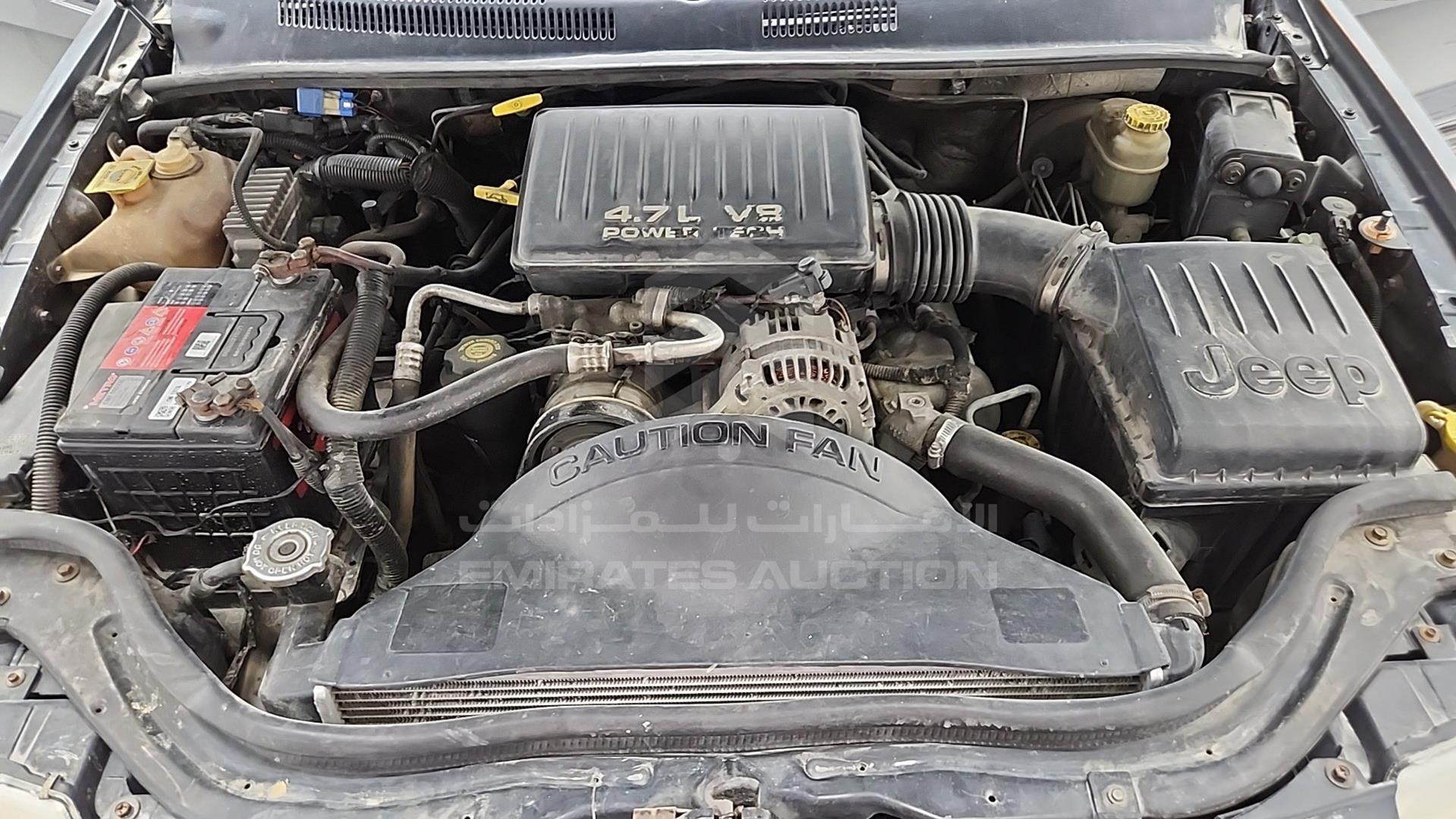 2000 JEEP GRAND CHEROKEE VIN: 1J4GWB8N5YY131019