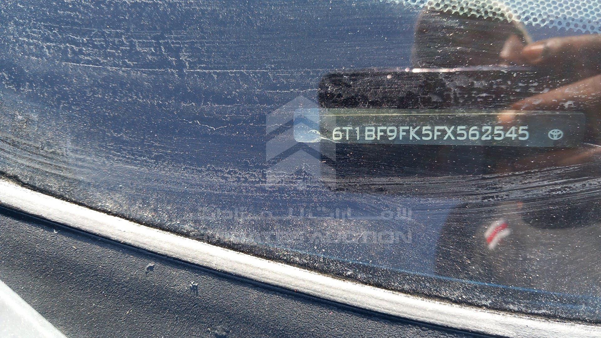 2015 TOYOTA CAMRY VIN: 6T1BF9FK5FX562545