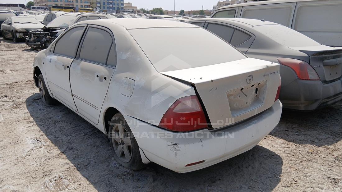 2005 Toyota Corolla - Scrap without document — Rear Left Angle — Photo 6