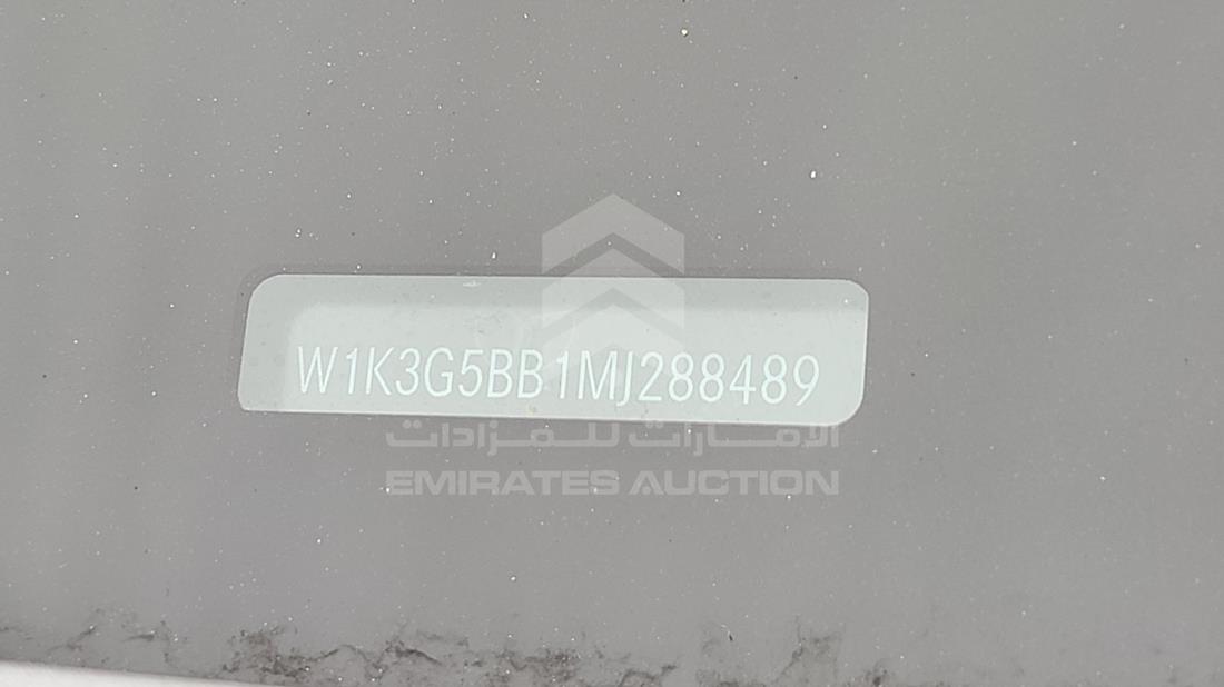 2021 Mercedes A 35 — VIN on Frame — Photo 4