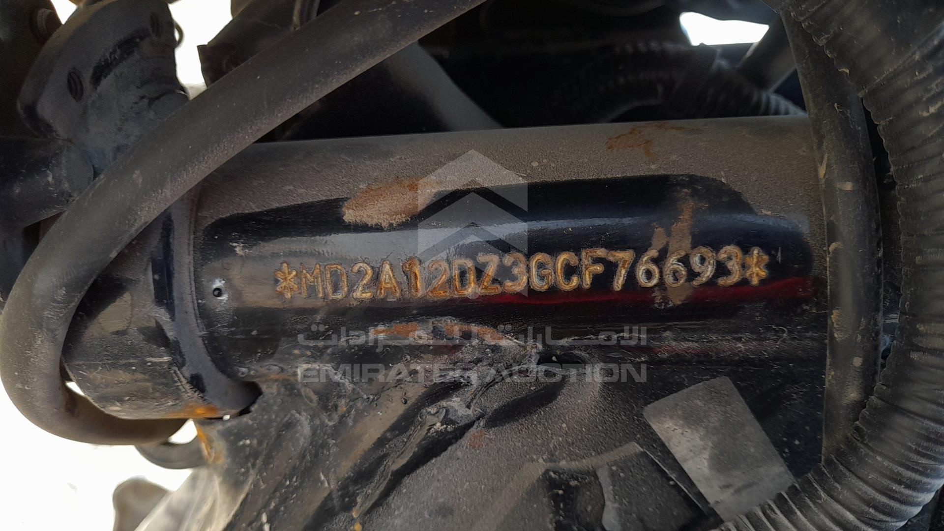 2016 BAJAJ PULSAR 180CC VIN: MD2A12DZ3GCF76693