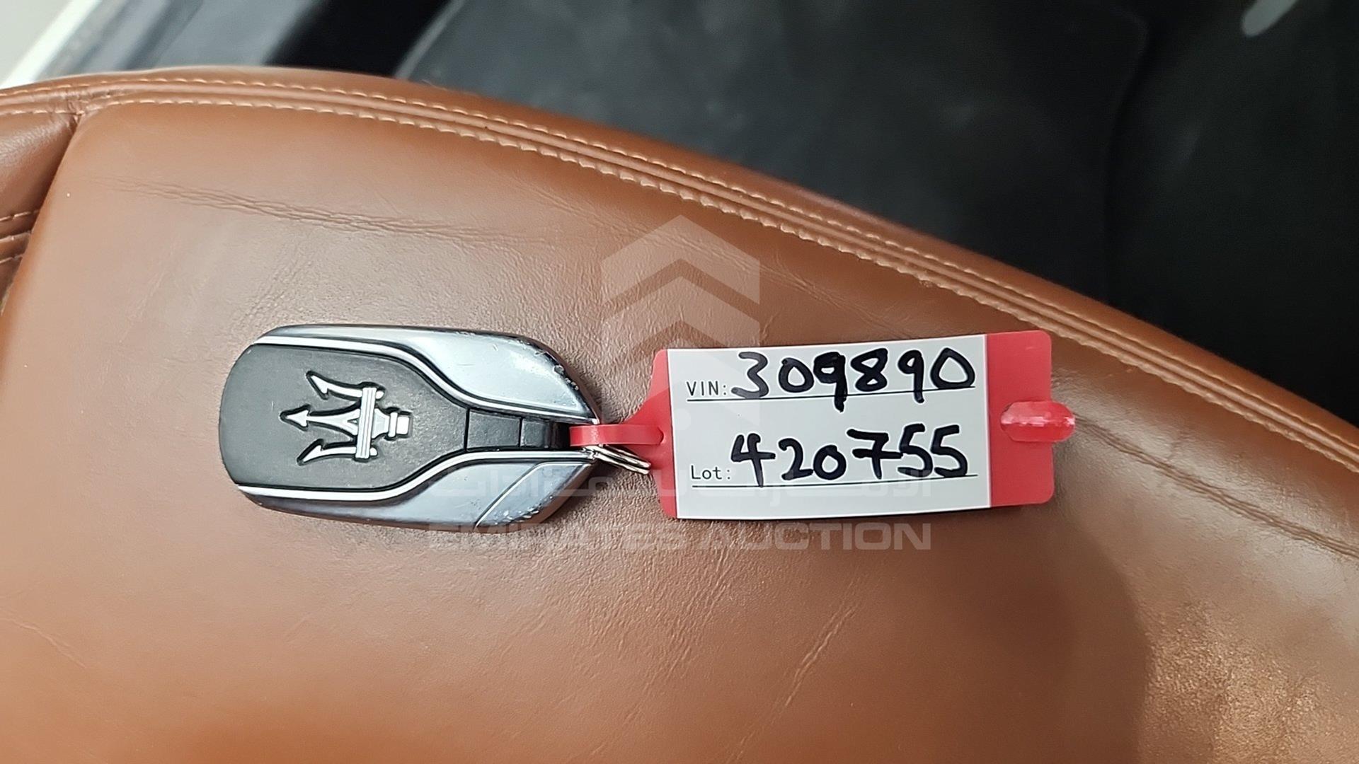 2019 MASERATI GHIBLI VIN: ZAMYS57F6K1309890