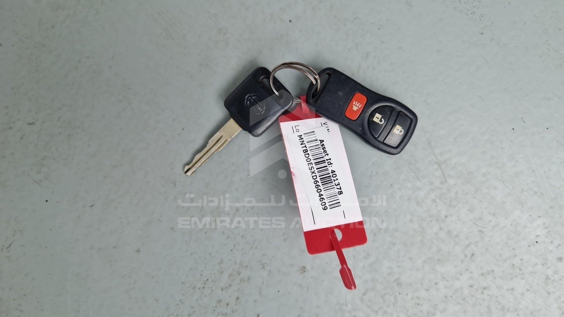 2013 NISSAN NAVARA VIN: MNTBD0ESXD6604609