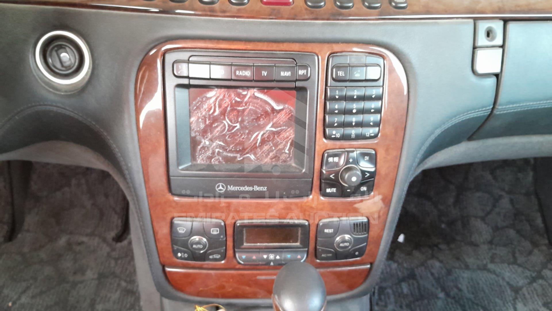 2002 MERCEDES S 500 VIN: WDB2201781A295978